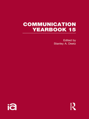 cover image of Communication Yearbook 15